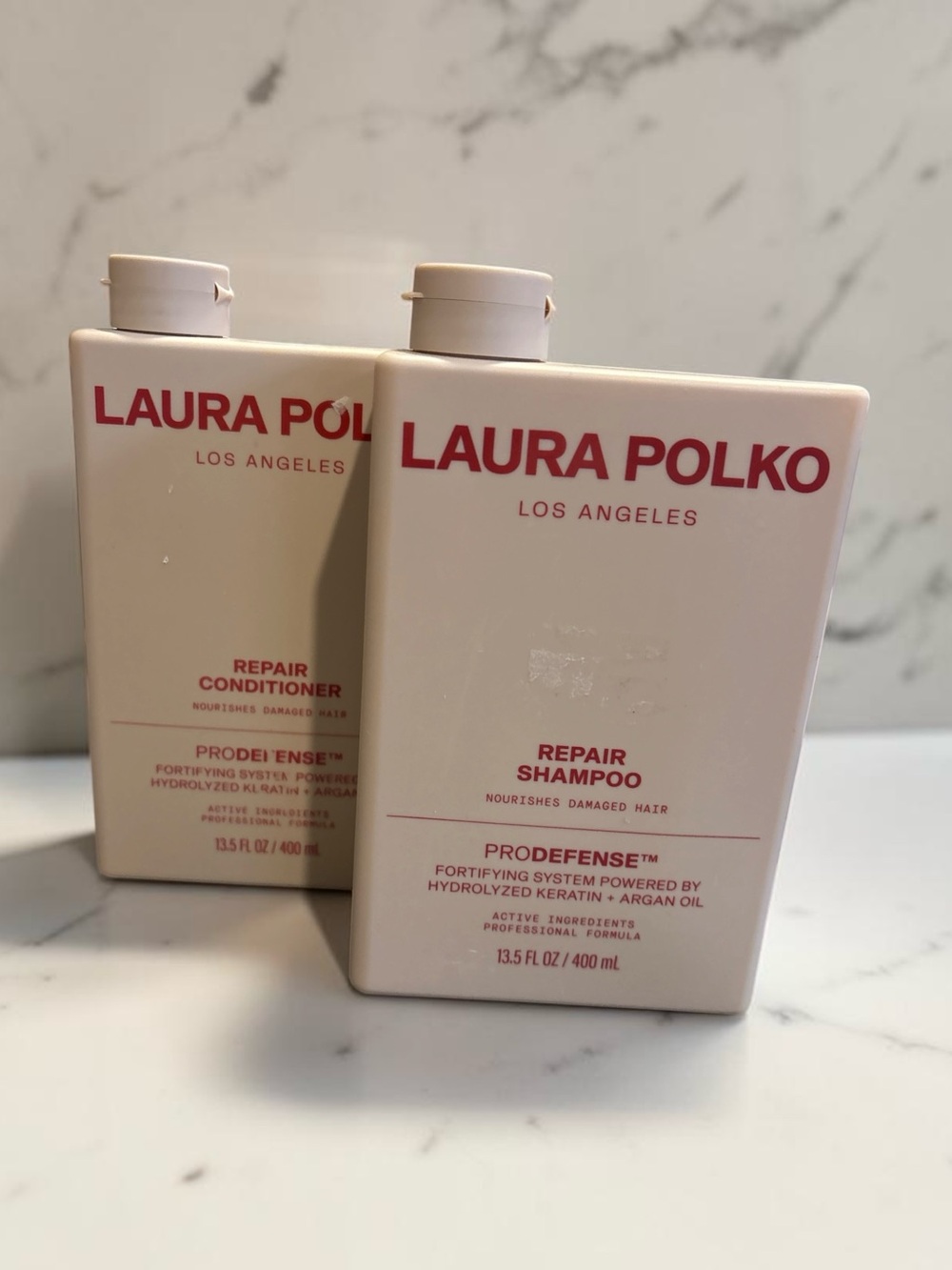 Laura Polko ProDefense Repair Shampoo & Conditioner - 400 mL - NEW